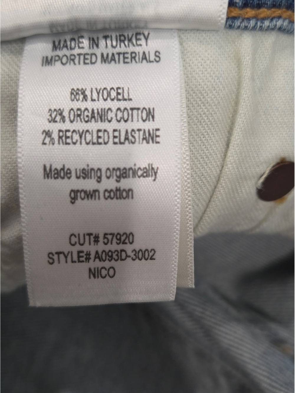 AGOLDE Nico Mid Rise Slim Fit Distressed Raw Hem Denim Jeans Womens Size 24 - Picture 4 of 8